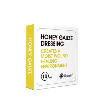 Almohadillas de gasa de miel de Manuka